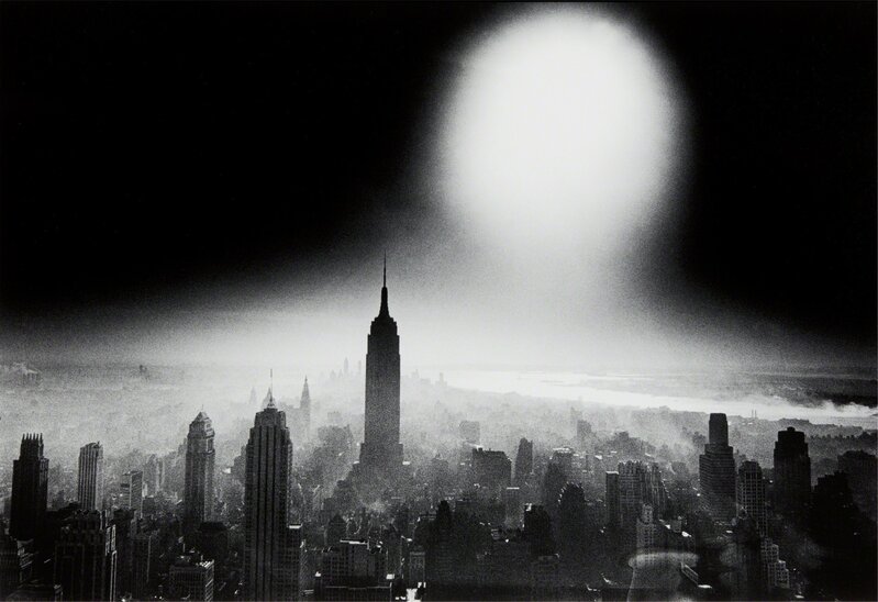 William Klein, ‘Atom Bomb Sky, New York’, 1955-printed 2014, Photography, Gelatin silver print, Phillips