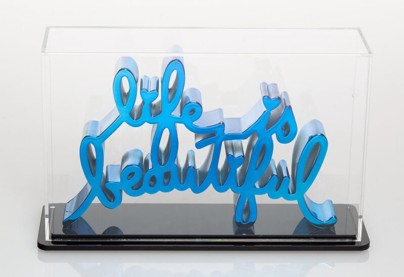 Mr. Brainwash, ‘Life is Beautiful (Blue)’, 2017, Other, Painted cast resin, Heritage Auctions