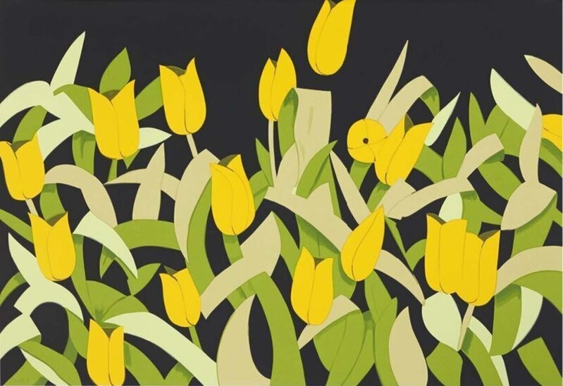 Alex Katz, ‘Yellow Tulips’, 2014, Print, Screenprint in colors on wove paper, Artsy x Rago/Wright