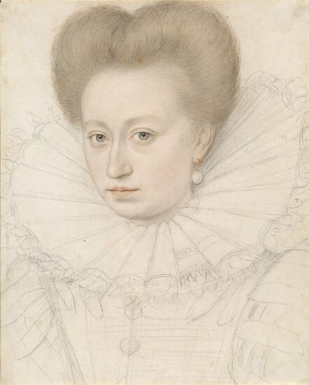 François Quesnel, ‘Portrait of a Noblewoman (Madame de Pellegars?)’, 1590/1595