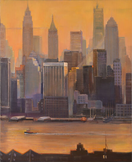 Lawrence Kelsey, ‘Downtown Skyline & Tug’, 2012