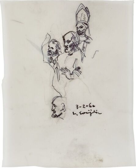 Léonard Tsugouharu Foujita 藤田 嗣治, ‘Personnages Religieux’, ca. 1960