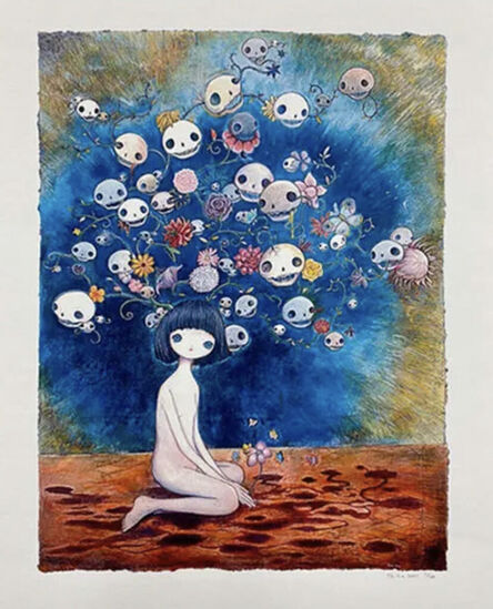 Chiho Aoshima, ‘The Souls and Flowers Around Me’, 2021