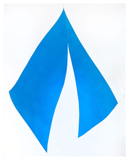 Sarah Crowner, ‘Leaf-Legs (blue)’, 2014