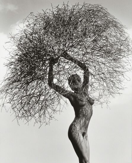 Herb Ritts, ‘Neith with Tumbleweed’, 1986