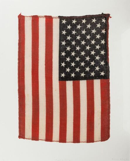Peter Blake, ‘Stars and Stripes - Large American Flag Found Art Print’, 2005