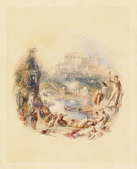 J. M. W. Turner, ‘The Garden: An Illustration to Thomas Moore's “The Epicurean” ’, 1837-1839