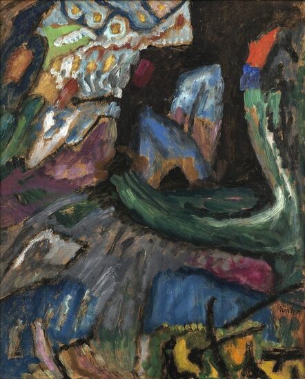 Gabriele Münter, ‘Abstrakt (Abstract)’, 1915