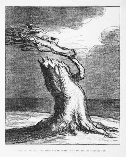 Honoré Daumier, ‘Pauvre France!’, 1871