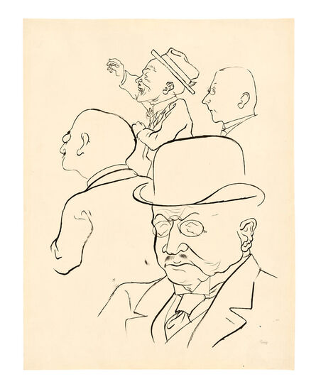 George Grosz, ‘Geldleute’, 1923