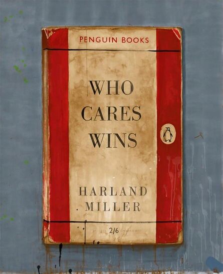 Harland Miller, ‘Who Cares Wins (Large)’, 2014