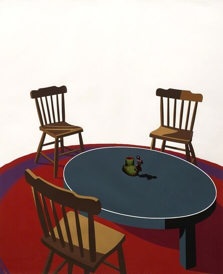 Ken Price, ‘Chairs, Table, Rug, Cup (Interior Series)’, 1971