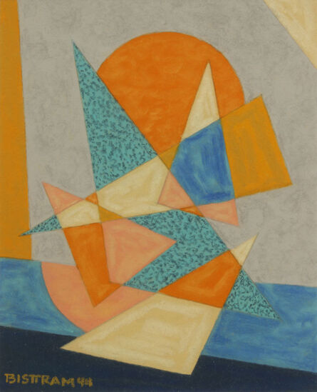 Emil Bisttram, ‘Triangle and Sun’, 1944
