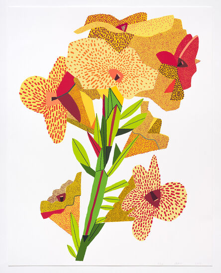 Jonas Wood, ‘Yellow Flower’, 2022