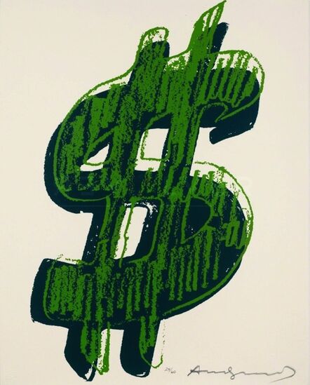 Andy Warhol, ‘Dollar Sign, Green (FS II.278)’, 1982