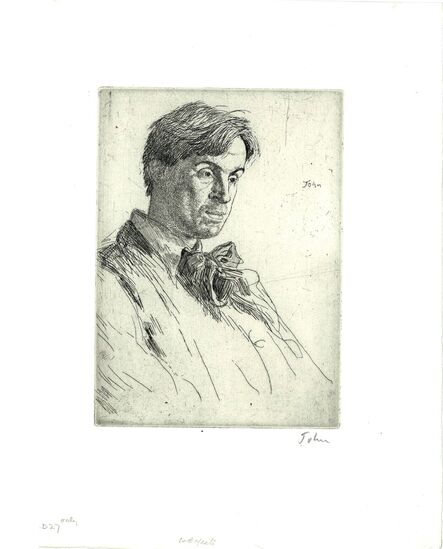 Augustus John, ‘William Butler Yeats’, 1907