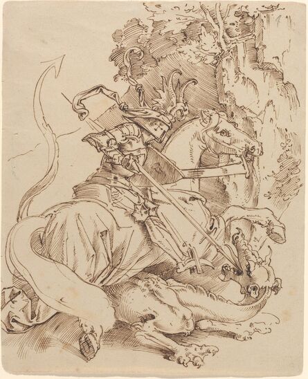 Moritz von Schwind, ‘Saint George and the Dragon’, 1825/1830