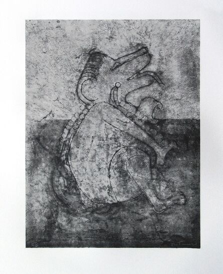 Rufino Tamayo, ‘Perro Prehispánico (Prehispanic dog)’, 1990