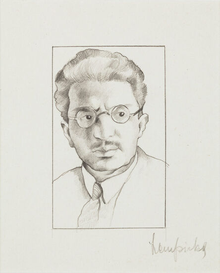 Tamara de Lempicka, ‘Portrait d'homme à lunettes’, ca. 1941