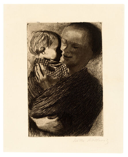 Käthe Kollwitz, ‘Mutter mit Kind auf dem Arm’, 1910