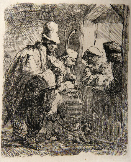 Rembrandt van Rijn, ‘Les Musiciens Ambulants (B119)’, 1878