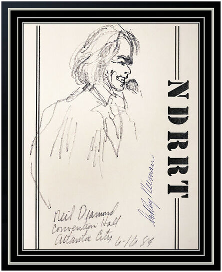 LeRoy Neiman, ‘Neil Diamond - Convention Hall Atlantic City’, 1984