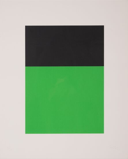 Ellsworth Kelly, ‘Black/Green’, 1970