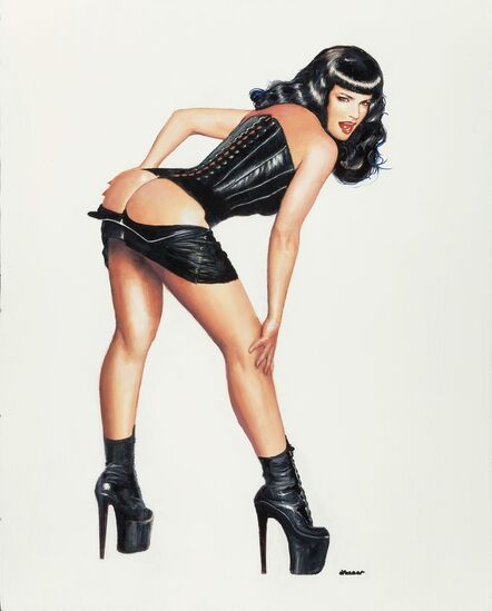 Ron Lesser, ‘Whoops! (Bettie Page)’