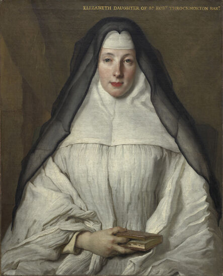 Nicolas de Largillièrre, ‘Elizabeth Throckmorton, Canoness of the Order of the Dames Augustines Anglaises’, 1729