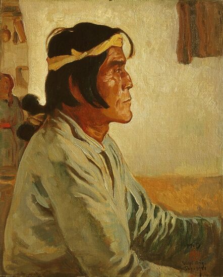 Lafayette Maynard Dixon, ‘Namoki, Hopi Snake Priest’, 1923
