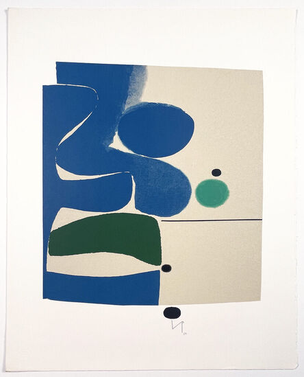Victor Pasmore, ‘Blue Movements and Green’, 1980