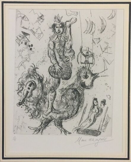 Marc Chagall, ‘Le Clown Acrobate’, 1967