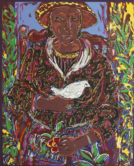 David Driskell, ‘Woman with Bird’, 2011
