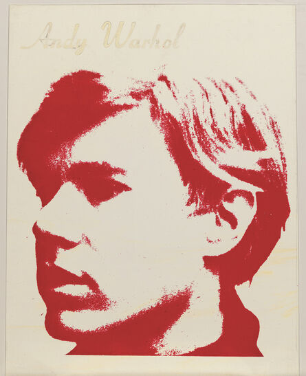 Andy Warhol, ‘Self-Portrait embossed 'Andy Warhol' (upper edge); numbered 'A1191.120' (on the reverse) ’, 1966