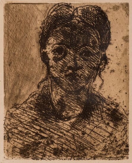 Paul Cézanne, ‘Tête de Jeune Fille’, 1873