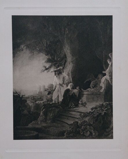 Rembrandt van Rijn, ‘Le christ apparaissant à Marie Madeleine’, ca. 1910