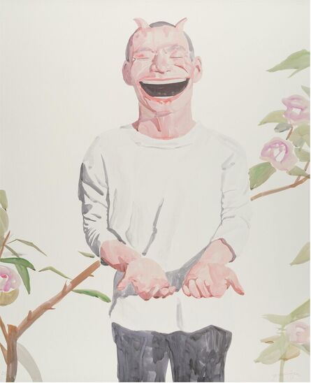 Yue Minjun, ‘Smile and the World Smiles With You (Smile-ism No. 22)’, 2006