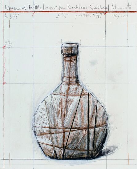 Christo and Jeanne-Claude, ‘Wrapped Bottle, Project for Kirchberg Spätlese’, 2001/2007