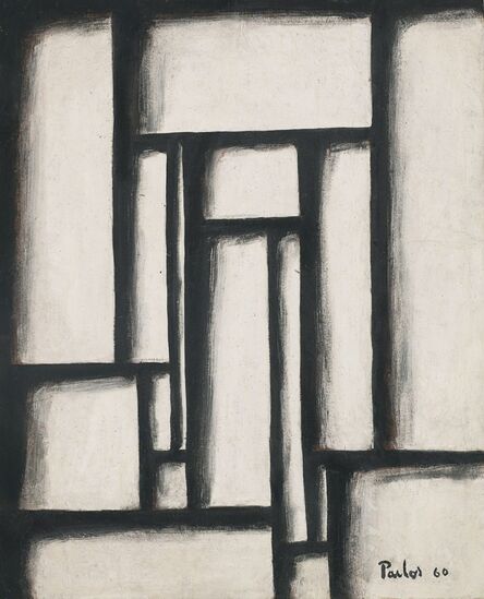 Manuel Pailós, ‘Constructivo en blanco y negro’, 1960