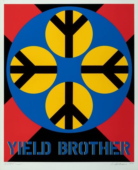 Robert Indiana, ‘Yield Brother, from Decade’, 1971