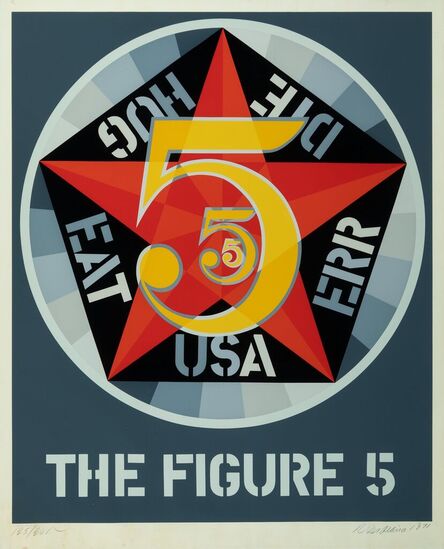 Robert Indiana, ‘The Figure 5, from Decade’, 1971
