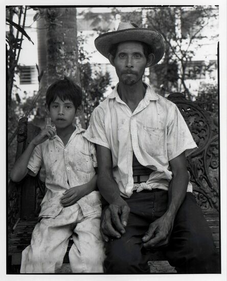 Danny Lyon, ‘Campesino and son, Tamazunchale, Mexico’, 1973