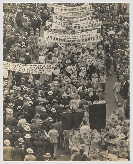 Tina Modotti, ‘Labor Parade [Ejidatarios Parada, International Worker’s Day, Mexico City, 1 May, 1926]’, 1926