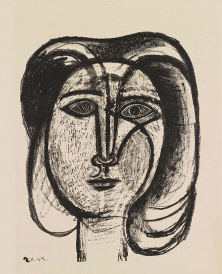 Pablo Picasso, ‘Tete de Femme ’, 1945