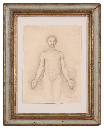 Pierre Puvis de Chavannes, ‘Etude d'homme nu pour la "Décollation de saint Jean-Baptiste"’, ca. 1869