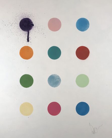 Beejoir, ‘Imodium 12 [purple drip top left]’, 2017