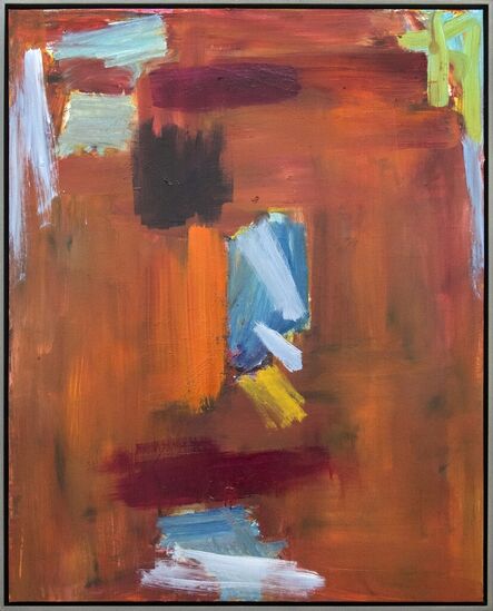 Scott Pattinson, ‘Ouvert No 54 - warm, vibrant, colourful, gestural abstraction, oil on canvas’, 2018
