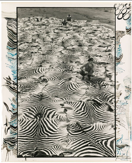 Peter Beard, ‘Zebra Carpet, Lariak Estate’, 1960