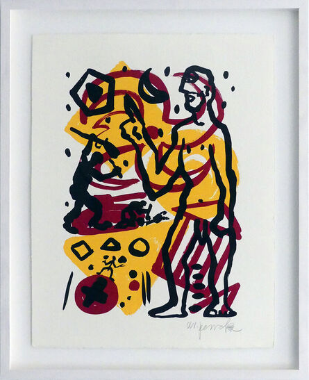 A.R. Penck, ‘Das Meer, der liebe Gott und das Muli ’, 1995