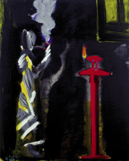 Juan Navarro Baldeweg, ‘Fumador en interior con ventana’, 1983